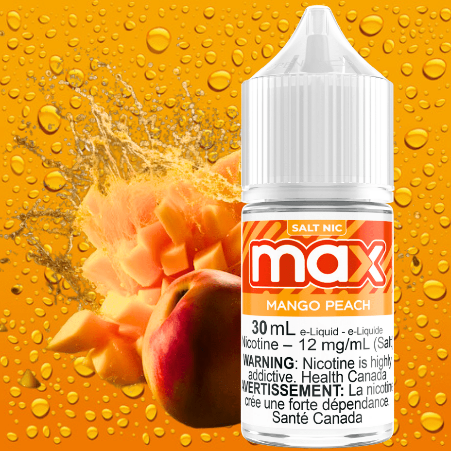 Max E-Liquid - Mango Peach Salt Winkler Vape SuperStore and Bong Shop Manitoba Canada