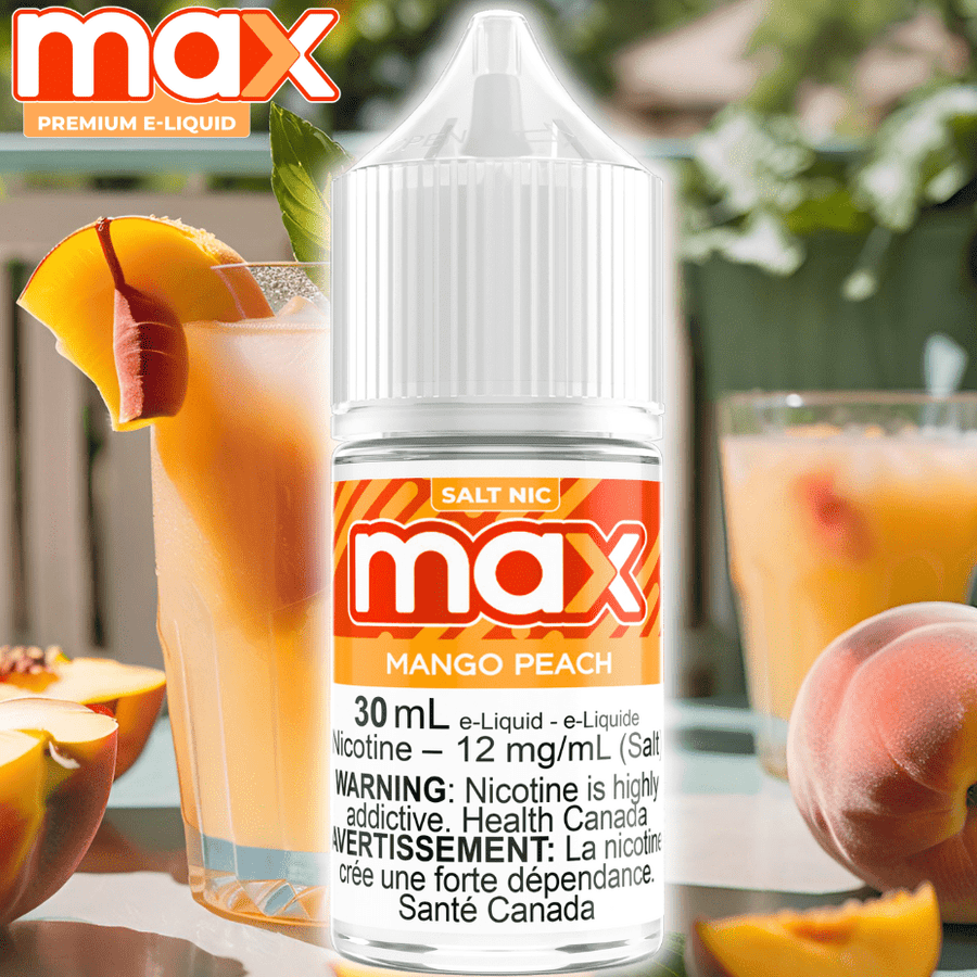 Max E-Liquid - Mango Peach Salt Winkler Vape SuperStore and Bong Shop Manitoba Canada