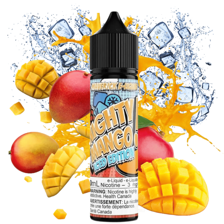 Mighty Mango Iced by Maverick E-Liquid Winkler Vape SuperStore and Bong Shop Manitoba Canada