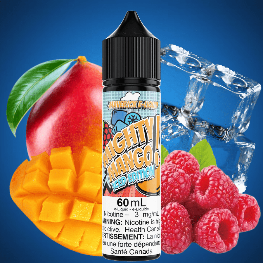 Mighty Mango Iced by Maverick E-Liquid Winkler Vape SuperStore and Bong Shop Manitoba Canada