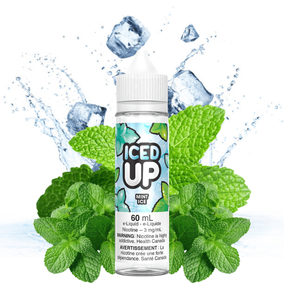 Mint Ice by Iced Up E-liquid 3mg Winkler Vape SuperStore and Bong Shop Manitoba Canada