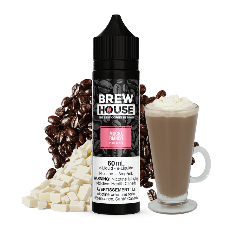 Mocha Bianco by Brew House E-Liquid 60ml / 3mg Winkler Vape SuperStore and Bong Shop Manitoba Canada