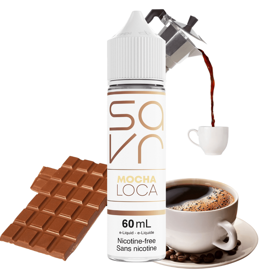 Mocha Loca by Savr E-Liquid 60mL / 3mg Winkler Vape SuperStore and Bong Shop Manitoba Canada