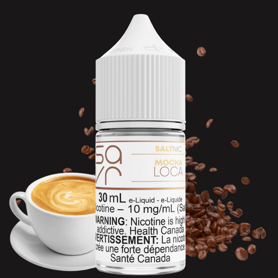 Mocha Loca Salt by Savr E-liquid 10mg Winkler Vape SuperStore and Bong Shop Manitoba Canada