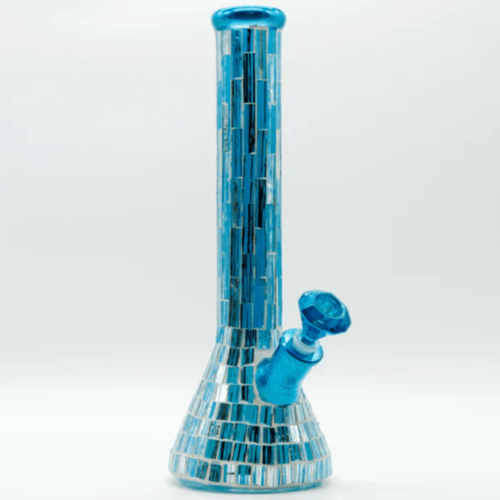 Mosaic Beaker Bong 9mm 15" Winkler Vape SuperStore and Bong Shop Manitoba Canada