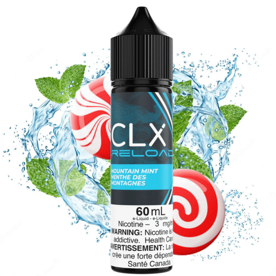 Mountain Mint by CLX Reload E-liquid 3mg Winkler Vape SuperStore and Bong Shop Manitoba Canada