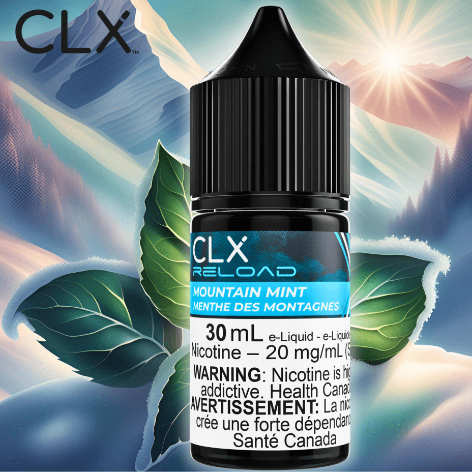 Mountain Mint Salt by CLX Reload E-Liquid Winkler Vape SuperStore and Bong Shop Manitoba Canada