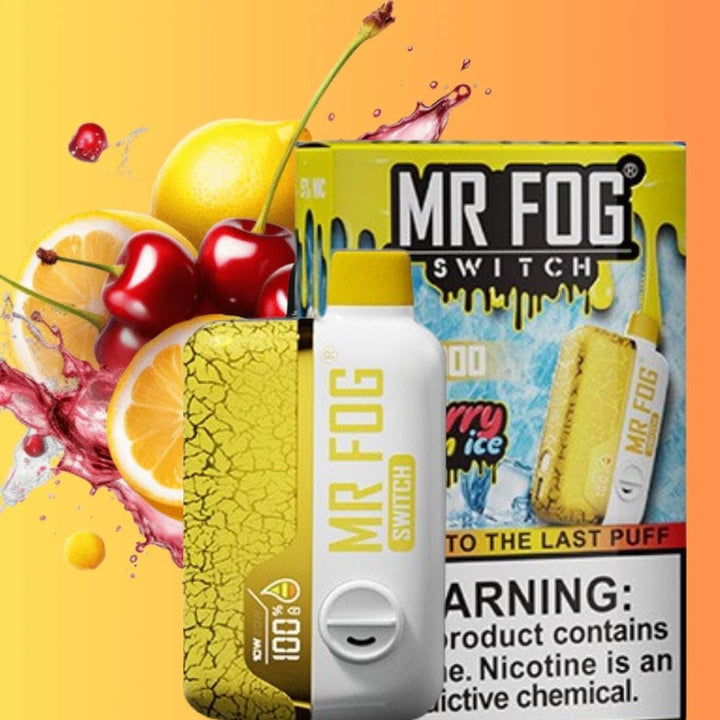 Mr Fog Switch 15K Disposable Vape-Cherry Lemon 15000 Puffs Winkler Vape SuperStore and Bong Shop Manitoba Canada