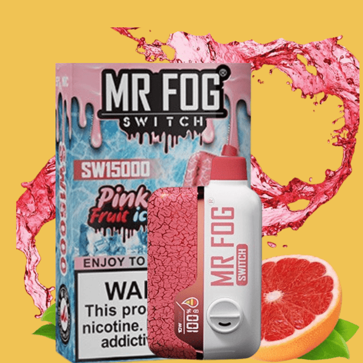 Mr Fog Switch SW15000 Disposable Vape-Pink Fruit 15000 Puffs Winkler Vape SuperStore and Bong Shop Manitoba Canada