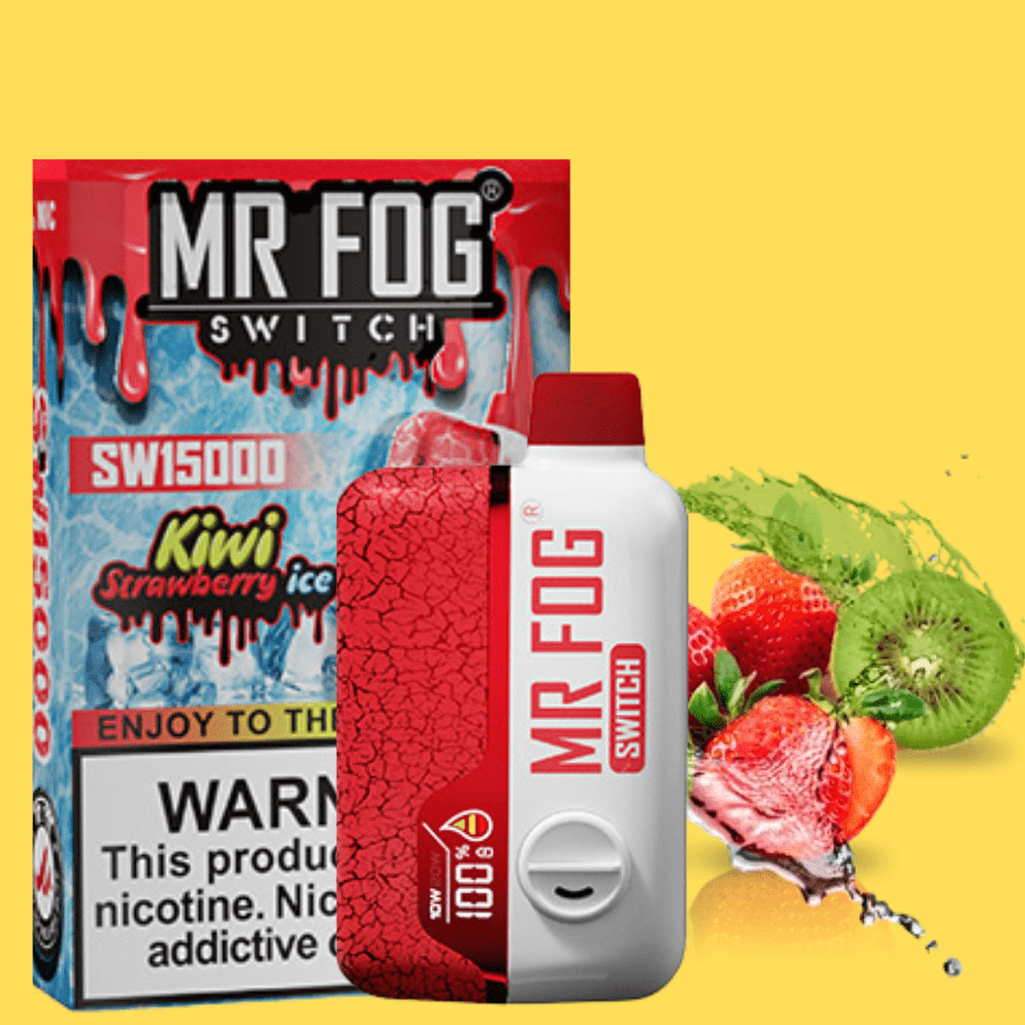 Mr Fog Switch SW15000 Disposable Vape-Strawberry Kiwi 15000 Puffs Winkler Vape SuperStore and Bong Shop Manitoba Canada