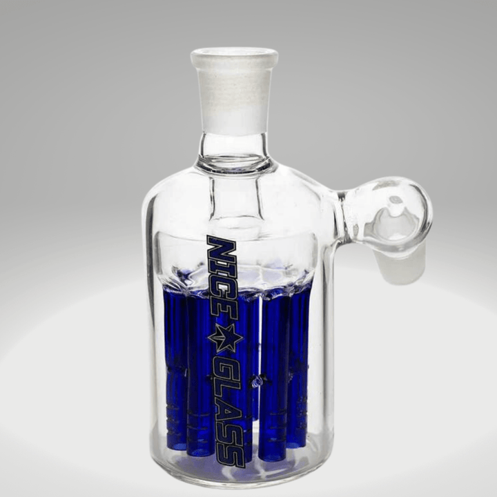 Nice Glass 11-Arm Ash Catcher-18mm 18mm / Blue Winkler Vape SuperStore and Bong Shop Manitoba Canada