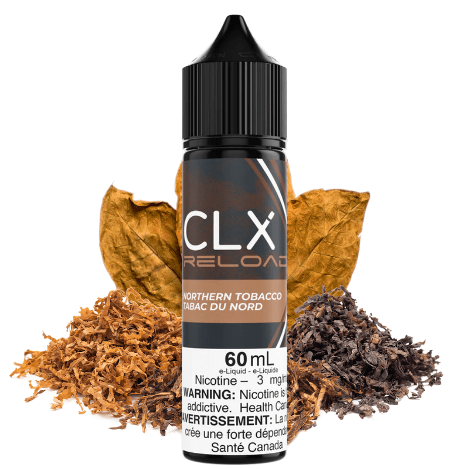 Northern Tobacco by CLX Reload E-liquid Winkler Vape SuperStore and Bong Shop Manitoba Canada