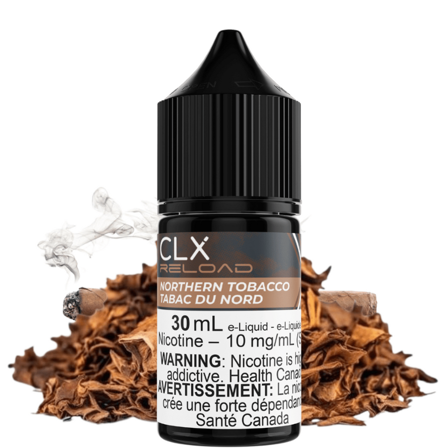 Northern Tobacco Salt by CLX Reload E-Liquid Winkler Vape SuperStore and Bong Shop Manitoba Canada