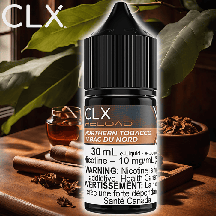 Northern Tobacco Salt by CLX Reload E-Liquid Winkler Vape SuperStore and Bong Shop Manitoba Canada