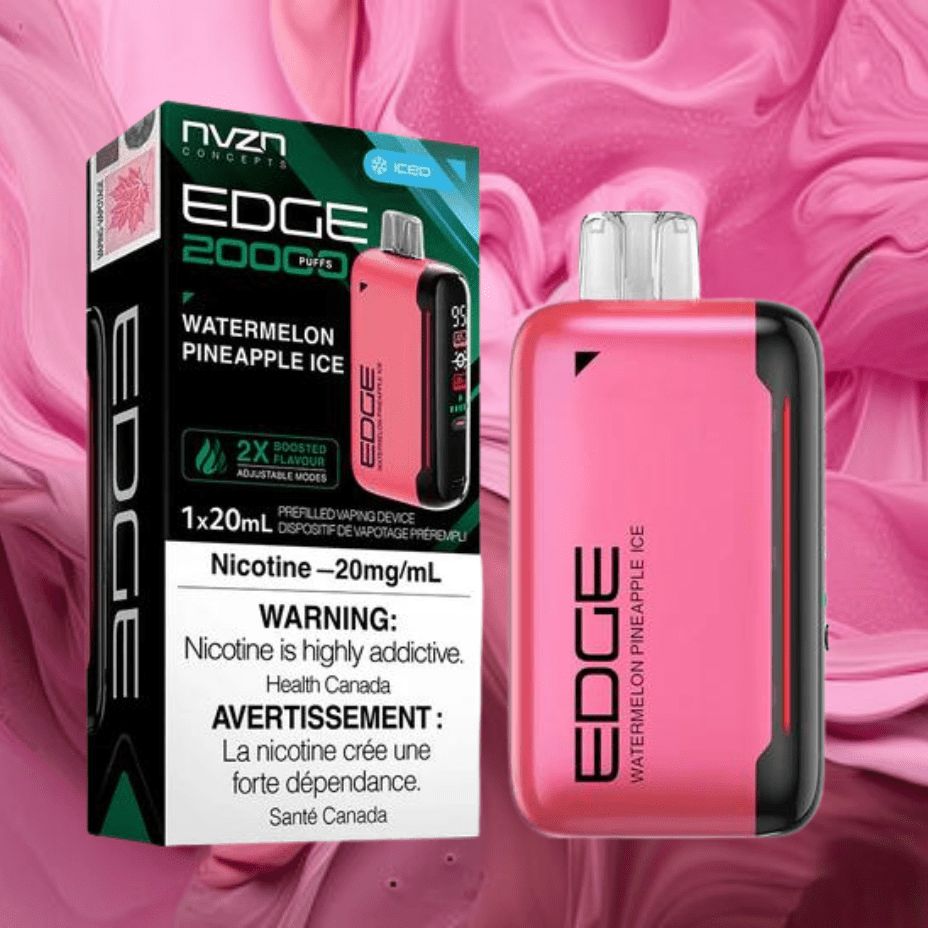 NVZN Edge 20K Disposable Vape-Watermelon Pineapple Ice 20000 Puffs / 20mg Winkler Vape SuperStore and Bong Shop Manitoba Canada