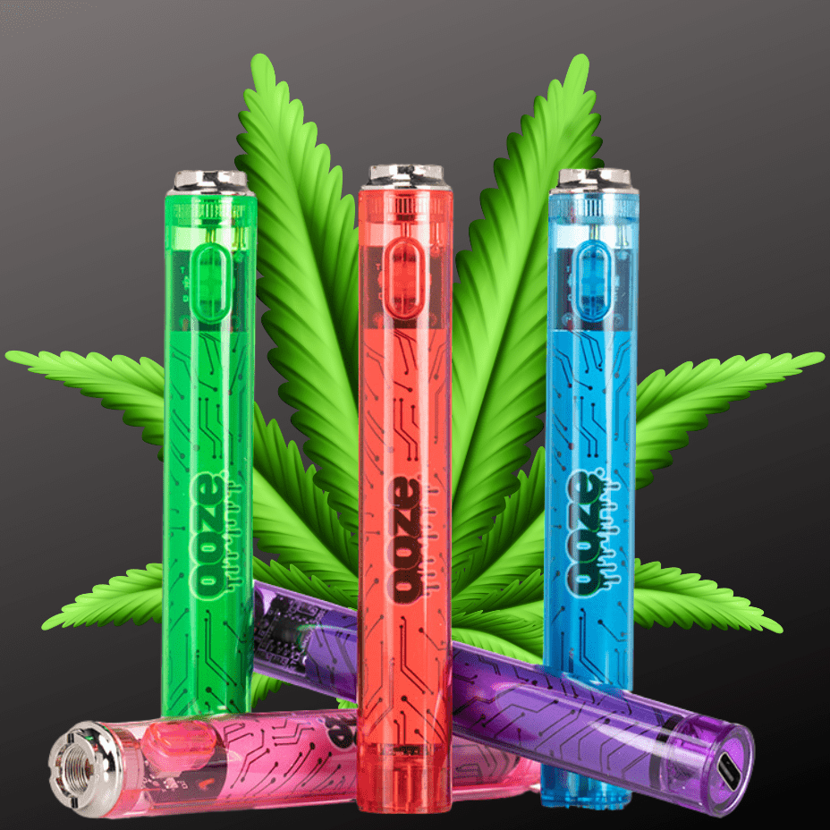 Ooze Slim Transparent Series 510 Battery Winkler Vape SuperStore and Bong Shop Manitoba Canada