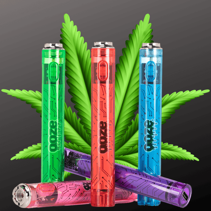 Ooze Slim Transparent Series 510 Battery Winkler Vape SuperStore and Bong Shop Manitoba Canada