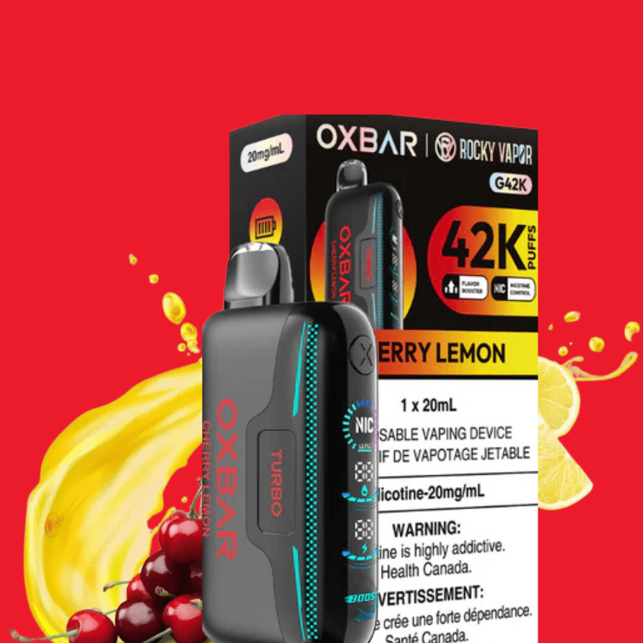 Oxbar G42k Disposable Vape-Cherry Lemon Winkler Vape SuperStore and Bong Shop Manitoba Canada