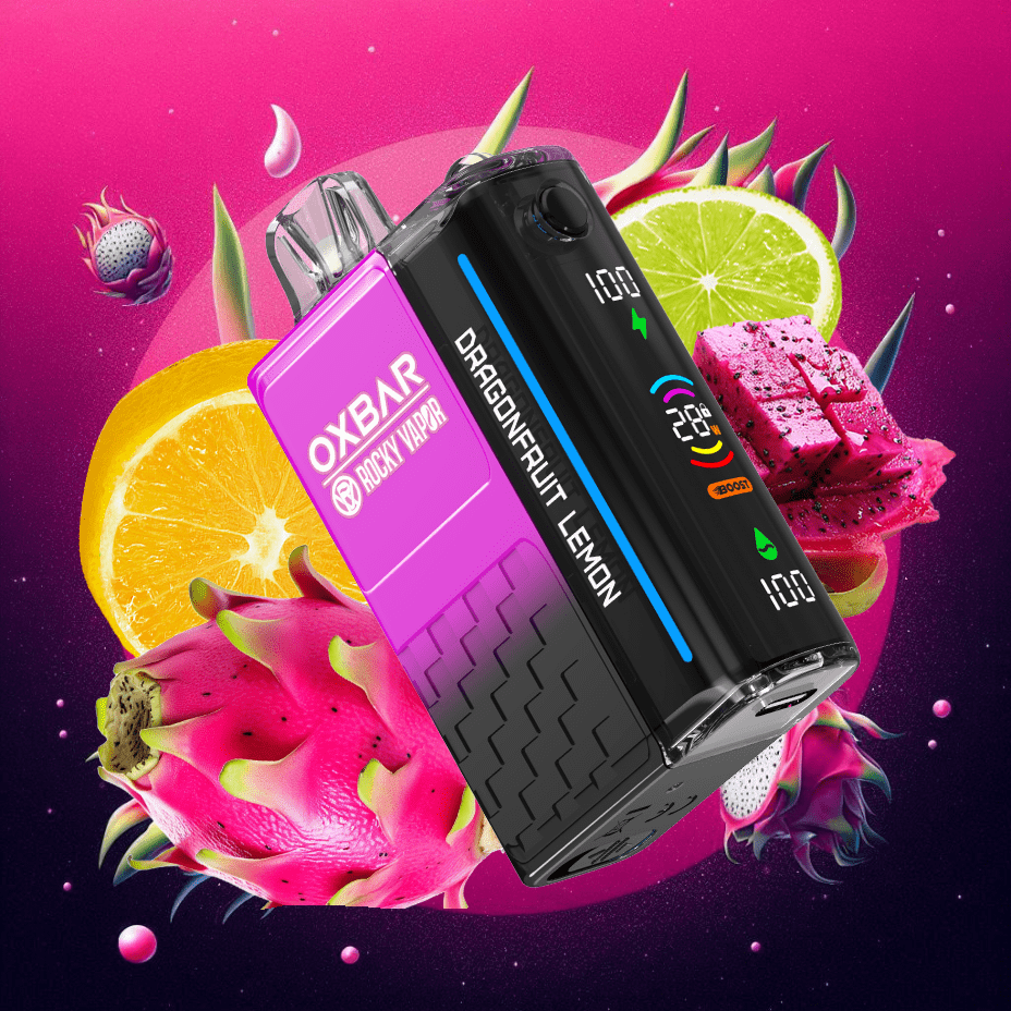 OXBAR M20K Disposable Vape - Dragonfruit Lemon 20mg / 20000 Puffs Winkler Vape SuperStore and Bong Shop Manitoba Canada