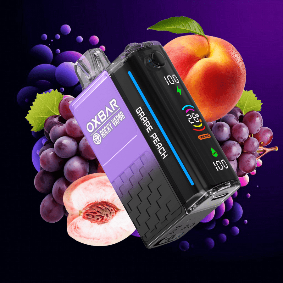 OXBAR M20K Disposable Vape - Grape Peach 20mg / 20000 Puffs Winkler Vape SuperStore and Bong Shop Manitoba Canada