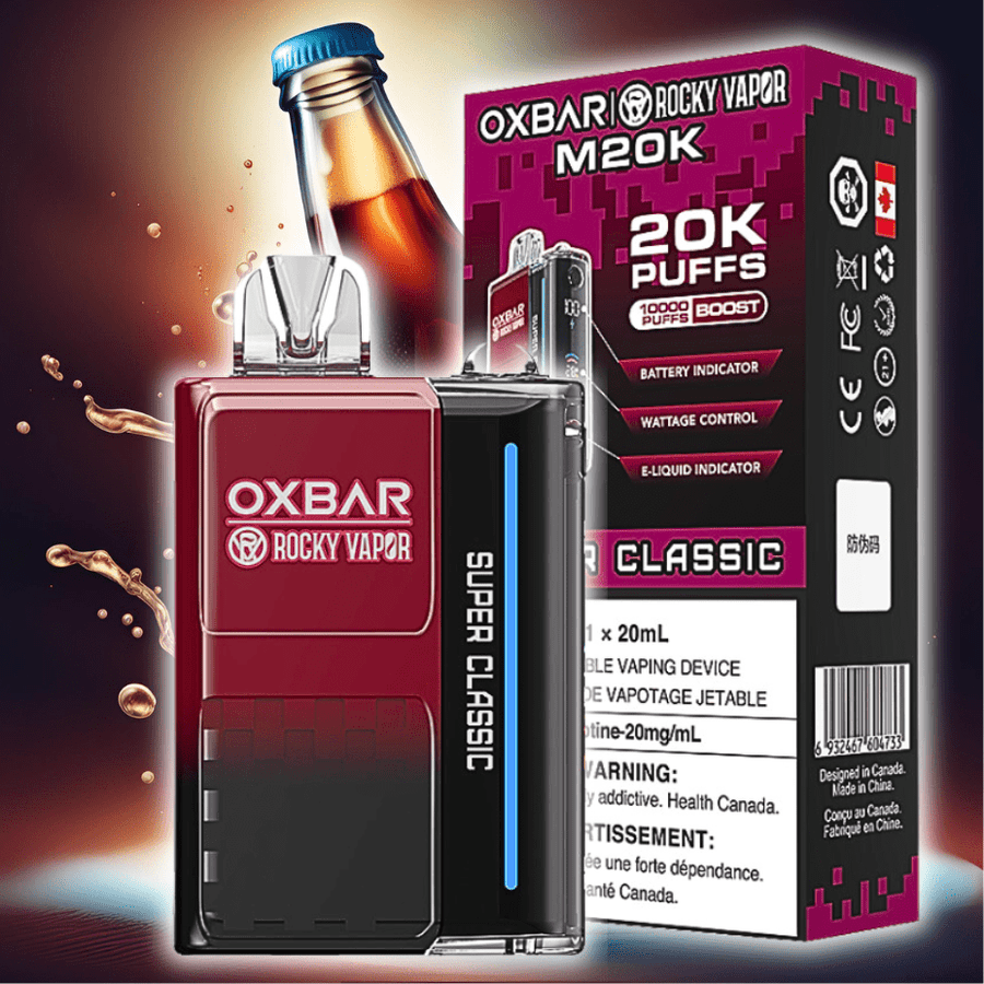 OXBAR M20K Disposable Vape - Super Classic 20000 Winkler Vape SuperStore and Bong Shop Manitoba Canada