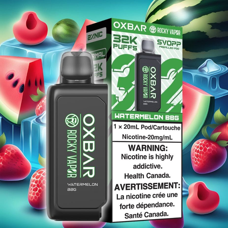 Oxbar SVOPP 32k Pod-Watermelon BBG 32000 Winkler Vape SuperStore and Bong Shop Manitoba Canada