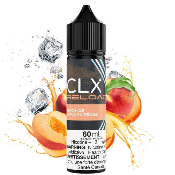 Peach Ice by CLX Reload E-liquid Winkler Vape SuperStore and Bong Shop Manitoba Canada