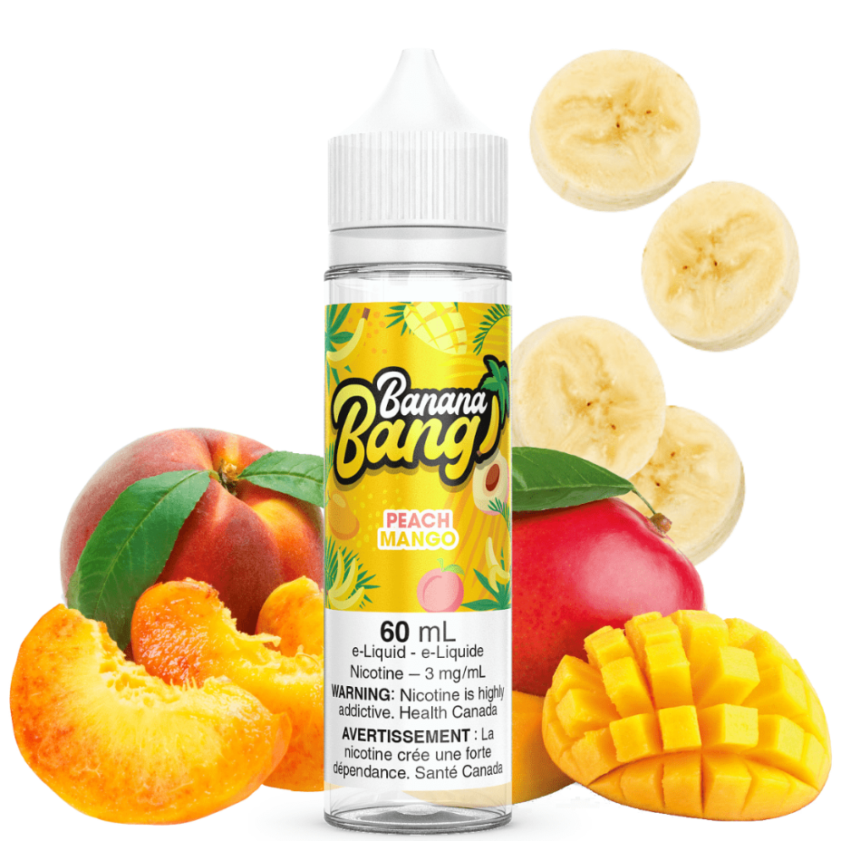 Peach Mango by Banana Bang Winkler Vape SuperStore and Bong Shop Manitoba Canada