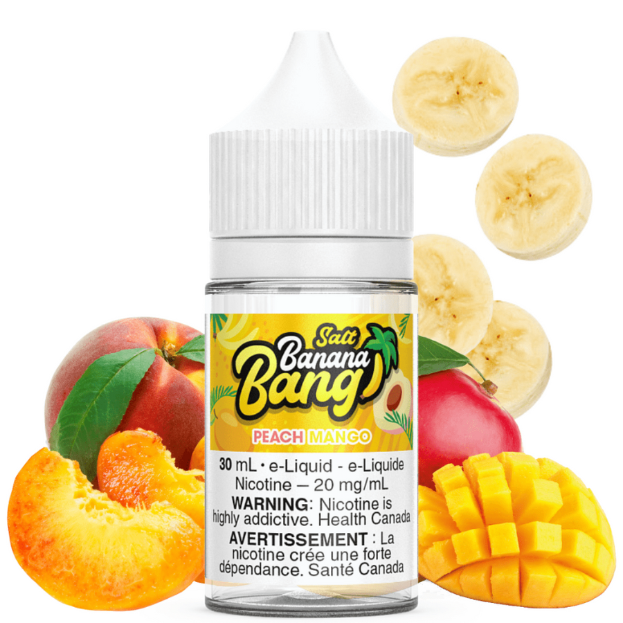 Peach Mango Salt by Banana Bang Salts Winkler Vape SuperStore and Bong Shop Manitoba Canada