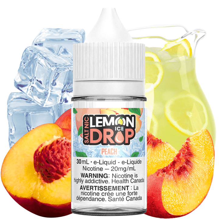 Peach Salt by Lemon Drop Ice E-Liquid 30ml / 12mg Winkler Vape SuperStore and Bong Shop Manitoba Canada