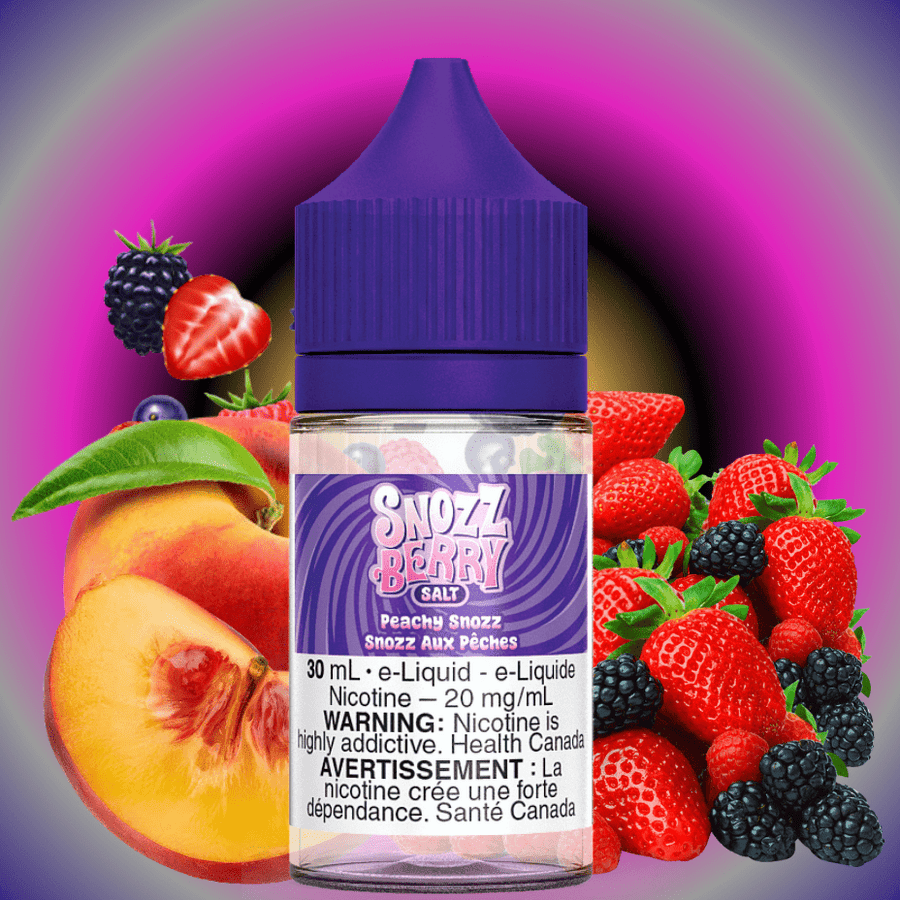 Peach Snozz Salt By Snozzberry E-Liquid Winkler Vape SuperStore and Bong Shop Manitoba Canada