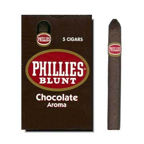 Phillies Blunt Cigars-Chocolate 5/pkg Box of 5 Winkler Vape SuperStore and Bong Shop Manitoba Canada