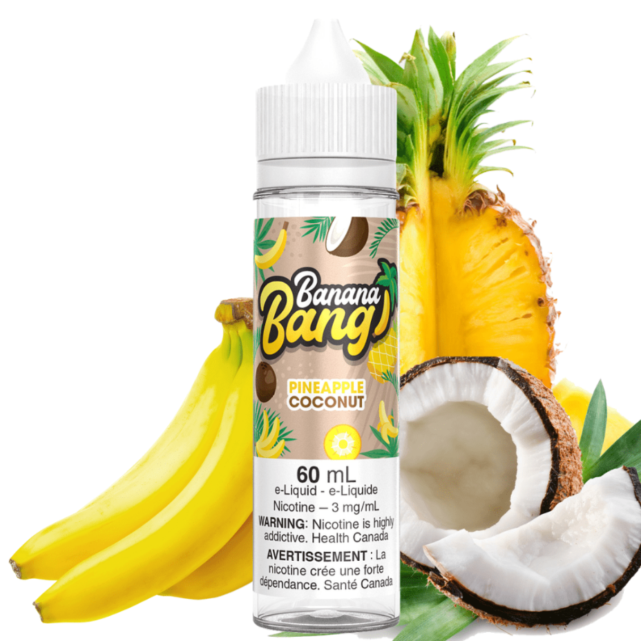 Pineapple Coconut by Banana Bang E-Liquid 3mg Winkler Vape SuperStore and Bong Shop Manitoba Canada