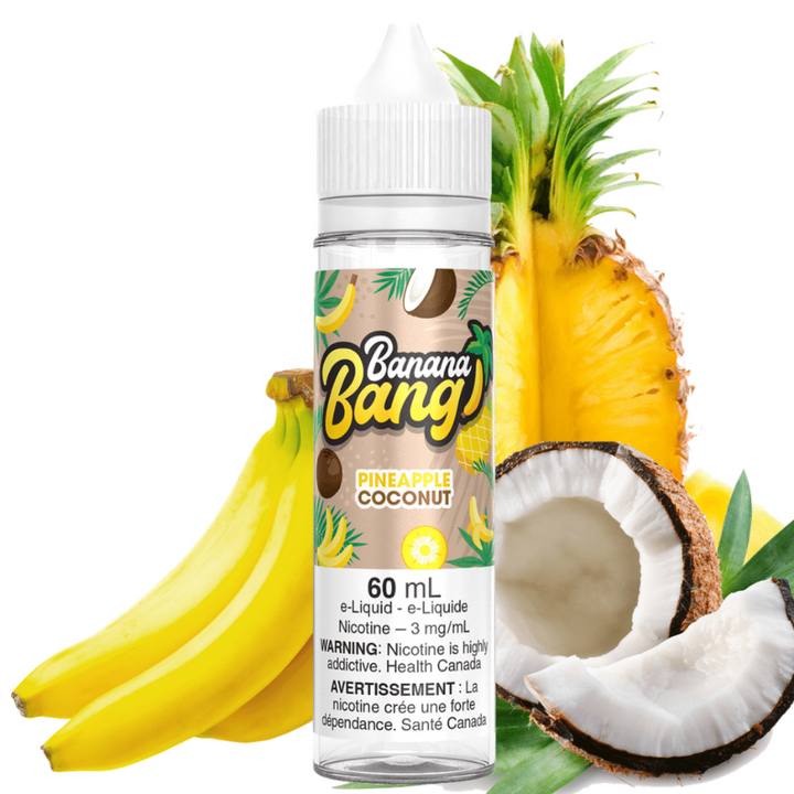 Pineapple Coconut by Banana Bang E-Liquid 3mg Winkler Vape SuperStore and Bong Shop Manitoba Canada