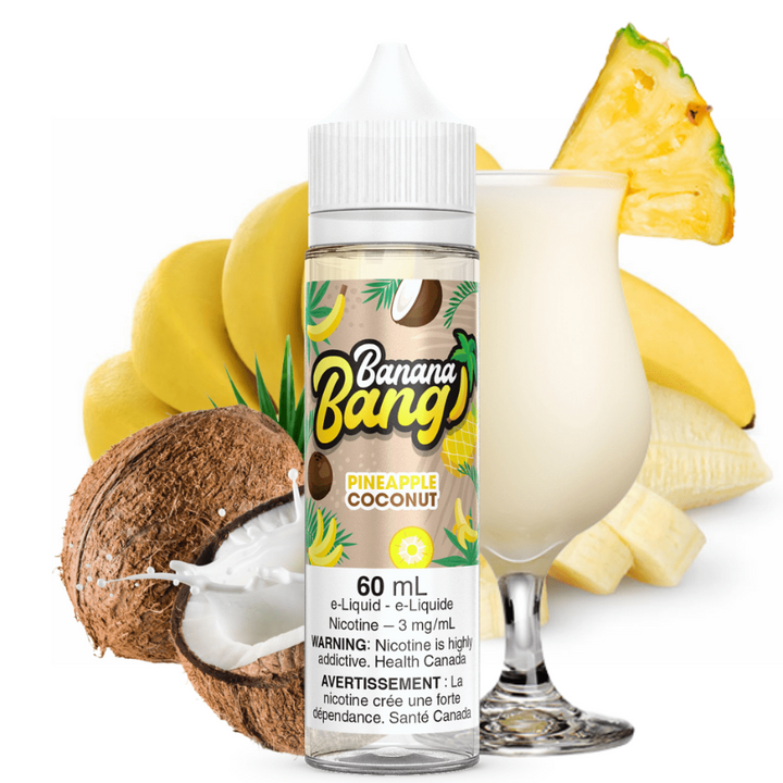 Pineapple Coconut by Banana Bang E-Liquid Winkler Vape SuperStore and Bong Shop Manitoba Canada