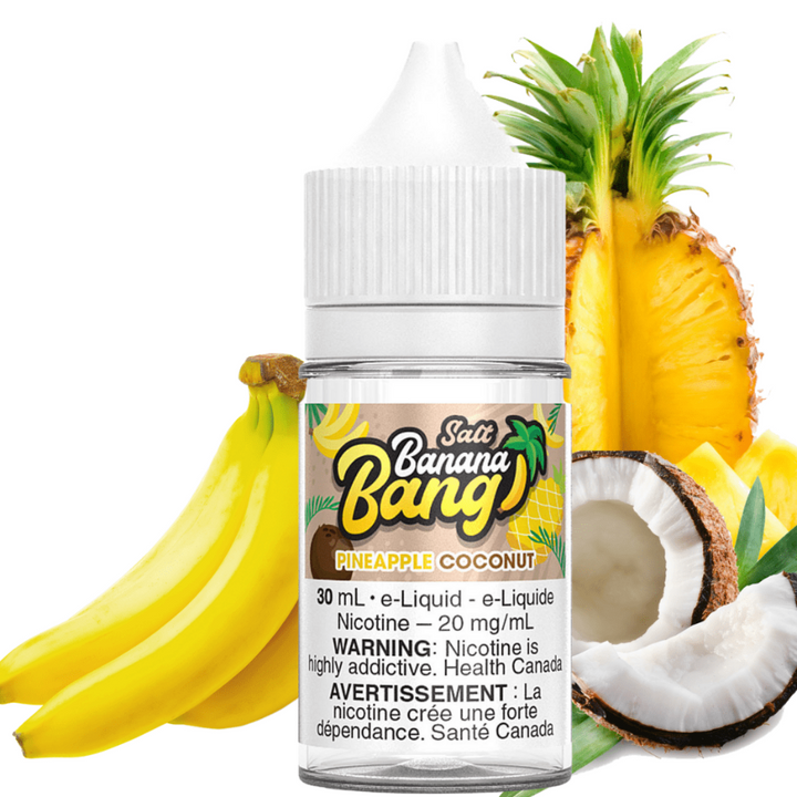 Pineapple Coconut Salt by Banana Bang E-Liquid 12mg Winkler Vape SuperStore and Bong Shop Manitoba Canada