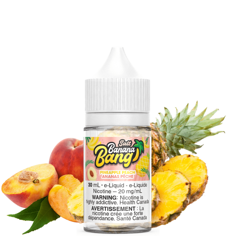 Pineapple Peach Salt by Banana Bang 12mg Winkler Vape SuperStore and Bong Shop Manitoba Canada