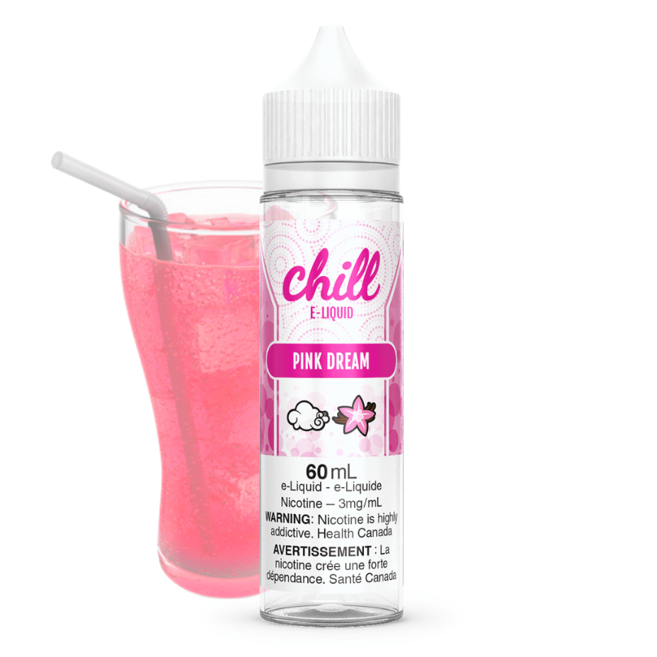 Pink Dream by Chill E-liquid 60ml 3mg Winkler Vape SuperStore and Bong Shop Manitoba Canada