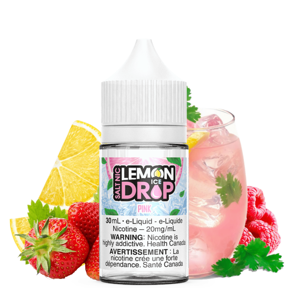 Pink Iced Salt by Lemon Drop E-liquids 30ml / 12mg Winkler Vape SuperStore and Bong Shop Manitoba Canada