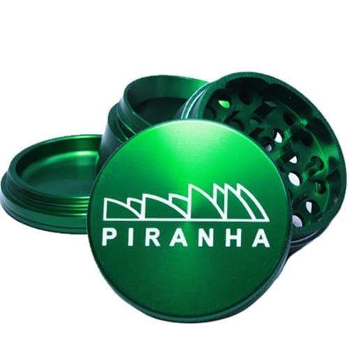 Piranha 2.5" 4-Piece Grinder Green Winkler Vape SuperStore and Bong Shop Manitoba Canada