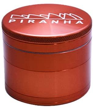 Piranha 2.5" 4-Piece Grinder Orange Winkler Vape SuperStore and Bong Shop Manitoba Canada