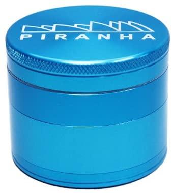 Piranha 2.5" 4-Piece Grinder Turquoise Winkler Vape SuperStore and Bong Shop Manitoba Canada