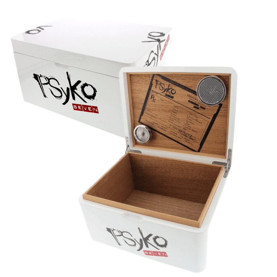 Psyko Seven Cigar Humidor-30 count Winkler Vape SuperStore and Bong Shop Manitoba Canada