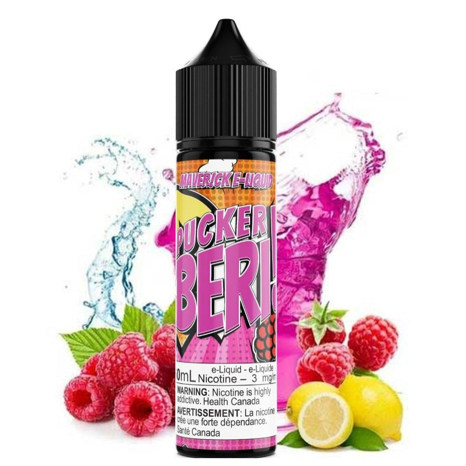 Pucker Beri by Maverick E-Liquid 60ml / 3mg Winkler Vape SuperStore and Bong Shop Manitoba Canada