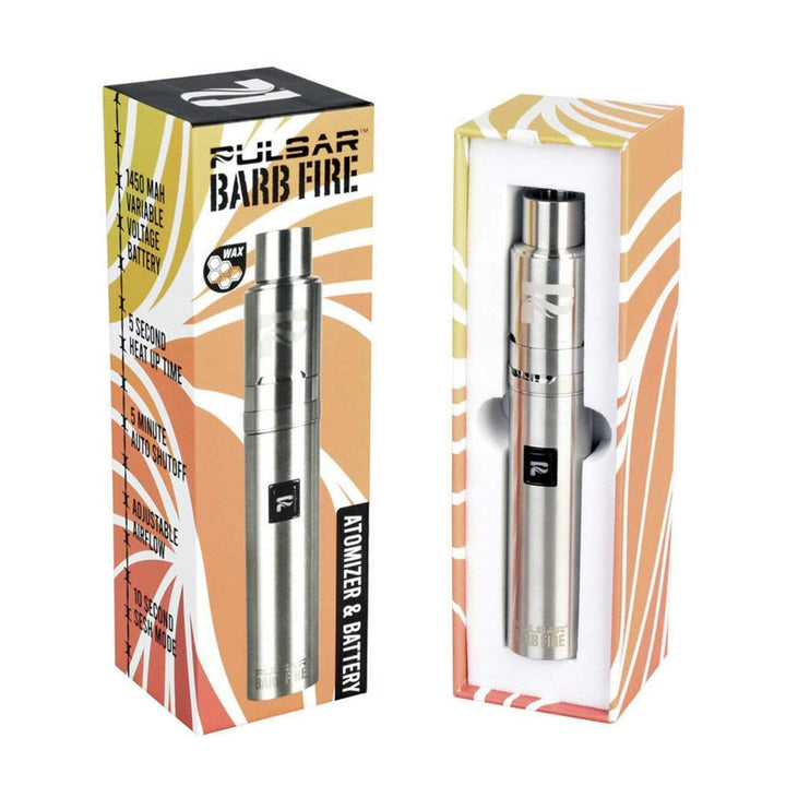 Pulsar Barb Fire V2 Concentrate Vaporizer silver Winkler Vape SuperStore and Bong Shop Manitoba Canada