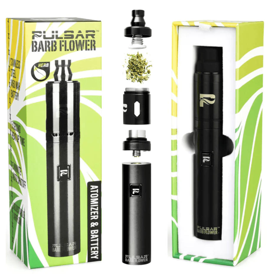 Pulsar Barb Flower Herb Vaporizer-1450 mAh 1450 mAh / Black Winkler Vape SuperStore and Bong Shop Manitoba Canada