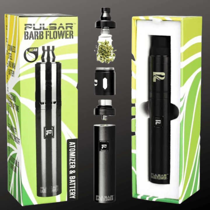 Pulsar Barb Flower Herb Vaporizer-1450 mAh 1450 mAh / Black Winkler Vape SuperStore and Bong Shop Manitoba Canada