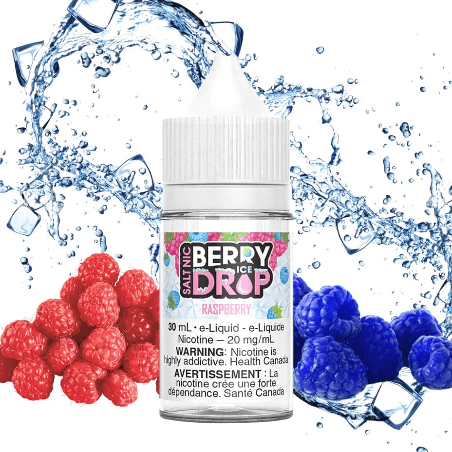 Raspberry Ice Salt by Berry Drop E-Liquid 30ml / 12mg Winkler Vape SuperStore and Bong Shop Manitoba Canada