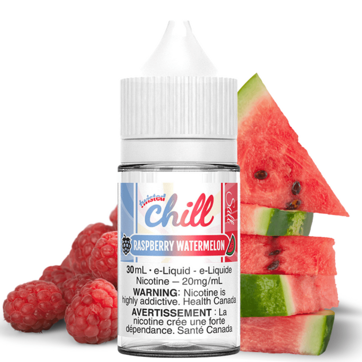 Raspberry Watermelon Salt by Chill Twisted E-liquid 12mg Winkler Vape SuperStore and Bong Shop Manitoba Canada