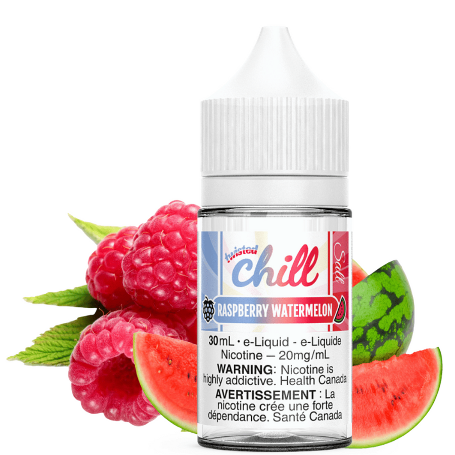 Raspberry Watermelon Salt by Chill Twisted E-liquid Winkler Vape SuperStore and Bong Shop Manitoba Canada